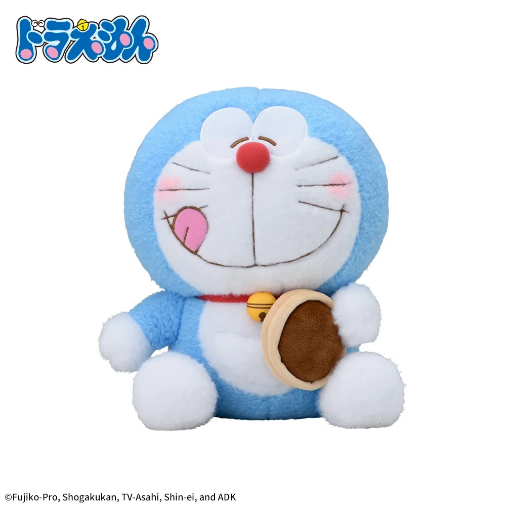 ドラえもん 赤いほっぺ Lぬいぐるみ どら焼き大好きVer.