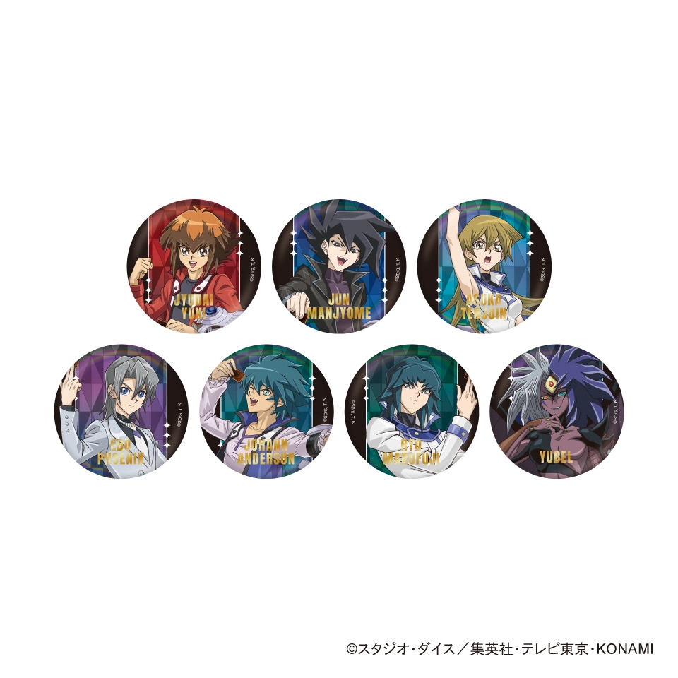 遊☆戯☆王デュエルモンスターズGX オーロラ箔押し缶バッジ ～GiGO限定～