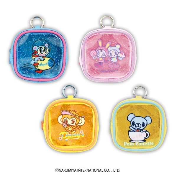 ナルミヤキャラクターズ 窓つきスクエアポーチ