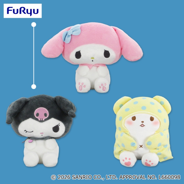 サンリオキャラクターズ しょんぼりっこBIGぬいぐるみ～マイメロディ・クロミ・まるもふびより～