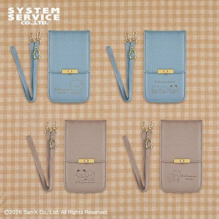 いしよわちゃん ウォレット付きスマホショルダーポーチ