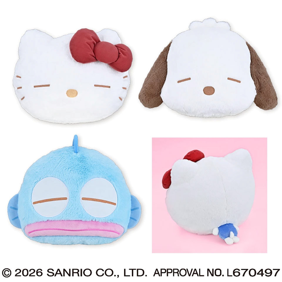 サンリオキャラクターズ だらりんライフ顔デカクッション