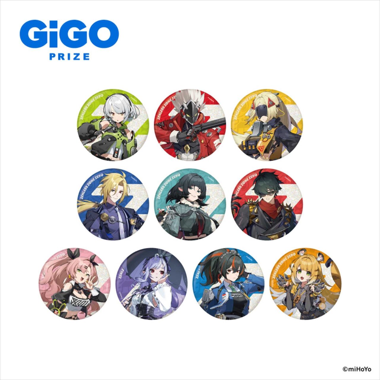 ゼンレスゾーンゼロ ホログラム缶バッジ~GiGO限定~