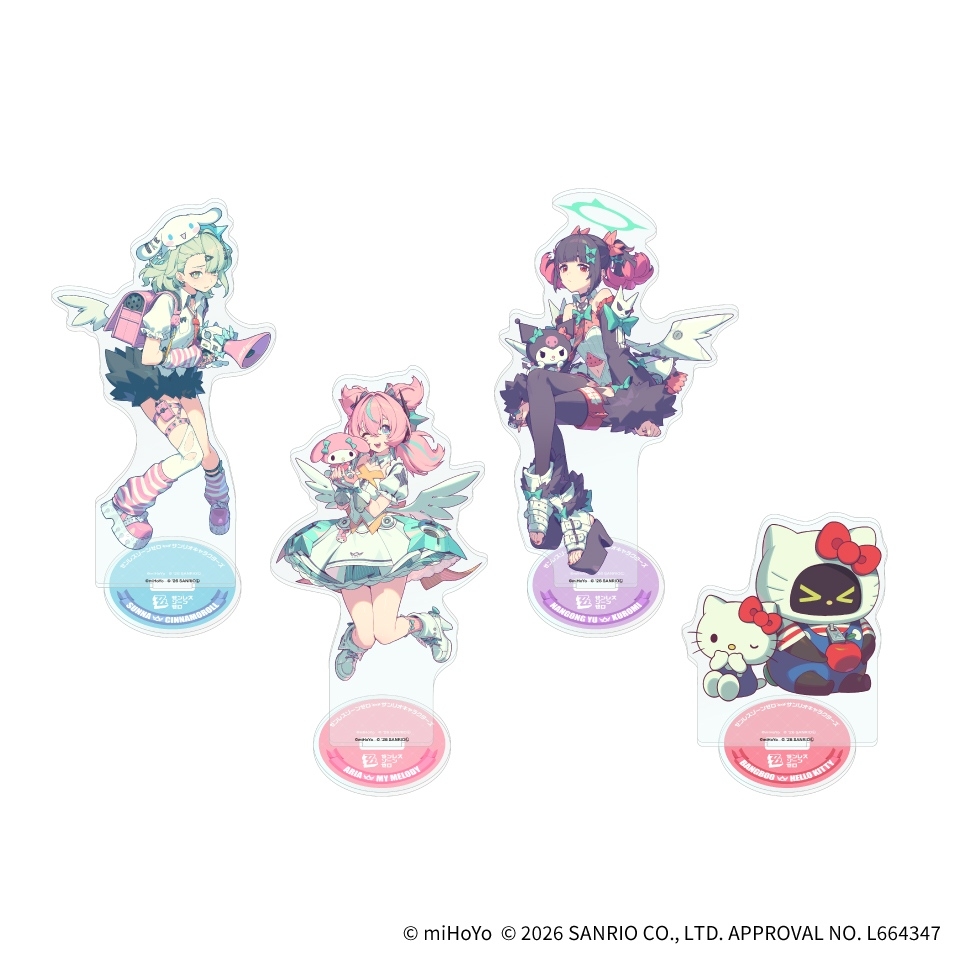 ゼンレスゾーンゼロ×サンリオキャラクターズ アクリルスタンド~GiGO限定~