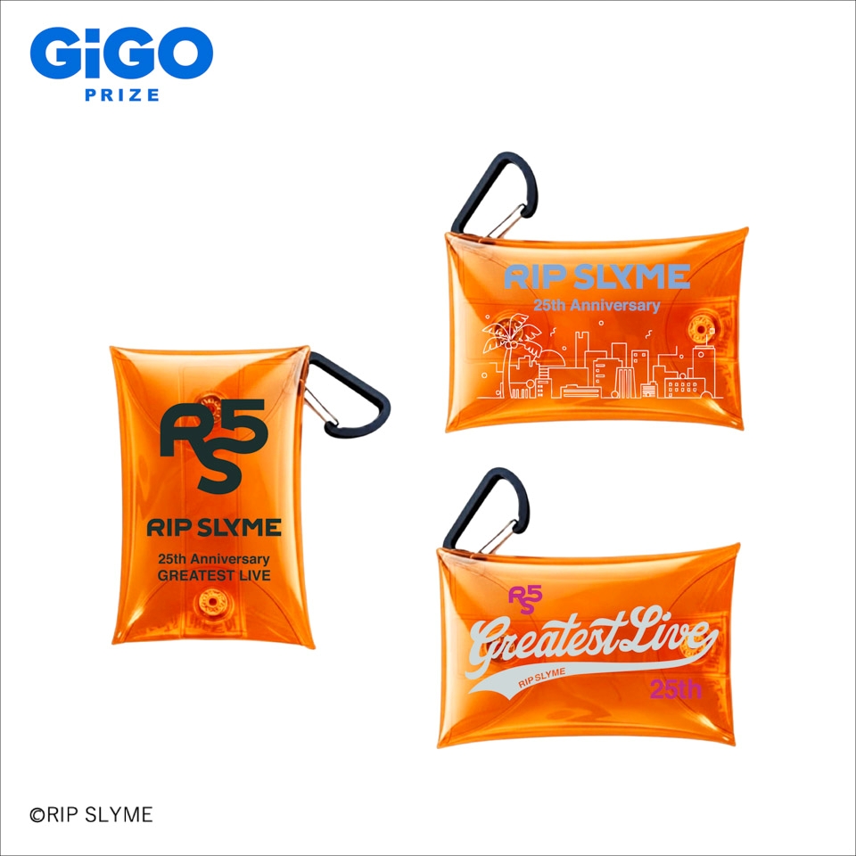 RIP SLYME GREATEST LIVE MINI CLEAR POUCH(ミニクリアポーチ) ～GiGO限定～