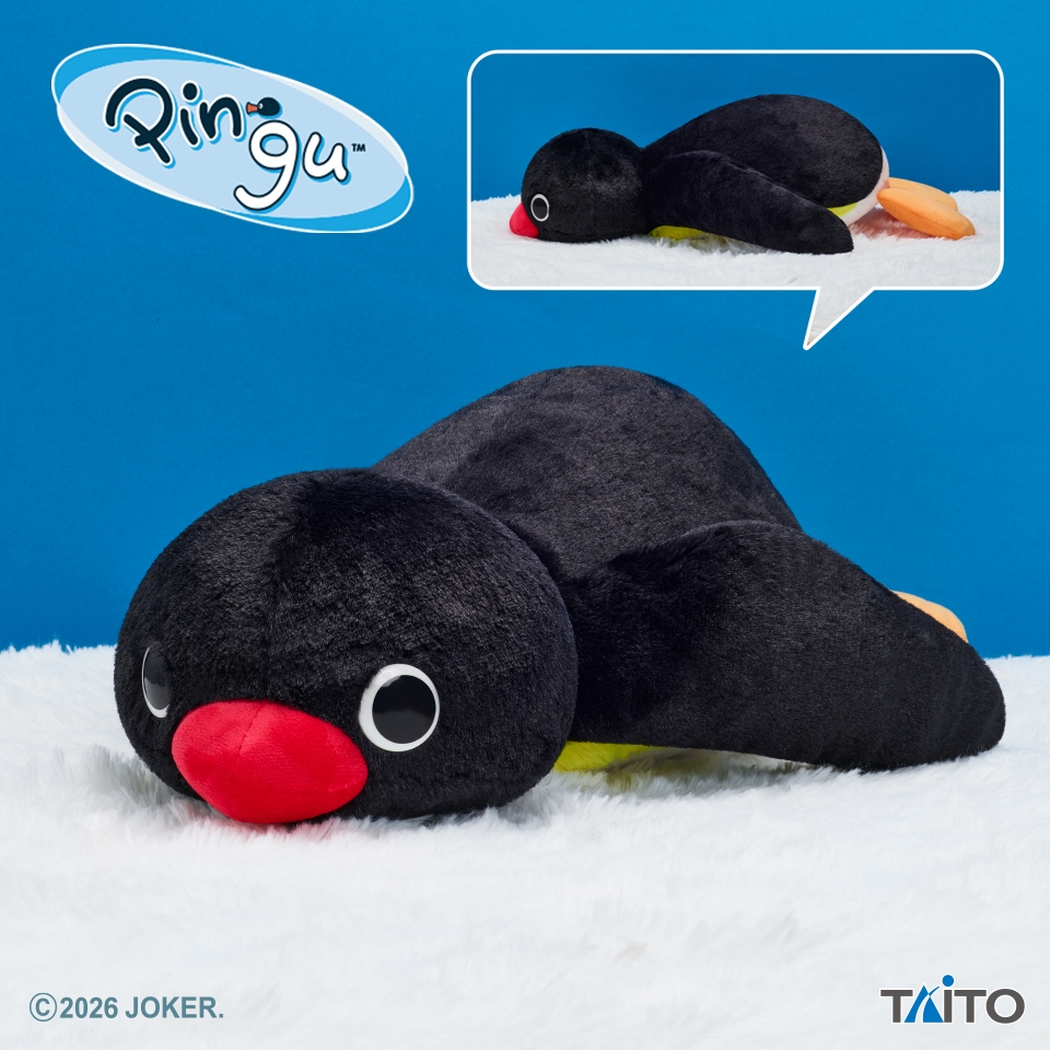 ピングー 特大サイズ ふわふわのんびりぬいぐるみ