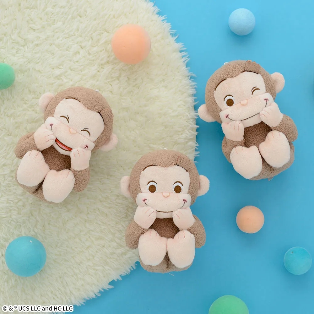 おさるのジョージ ぬいぐるみ ころりんポーズ