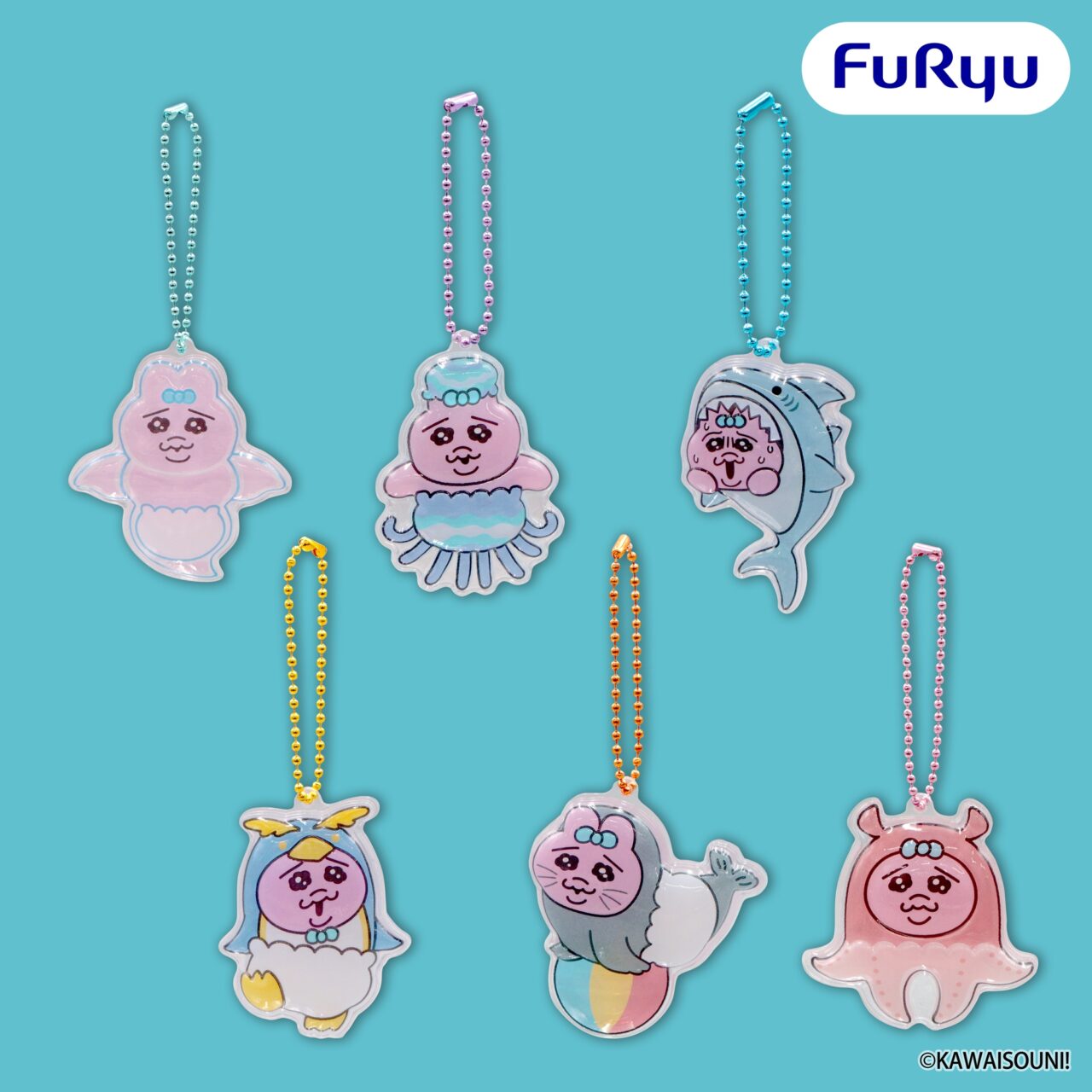 おぱんちゅうさぎ ぷっくりアクリルキーホルダー