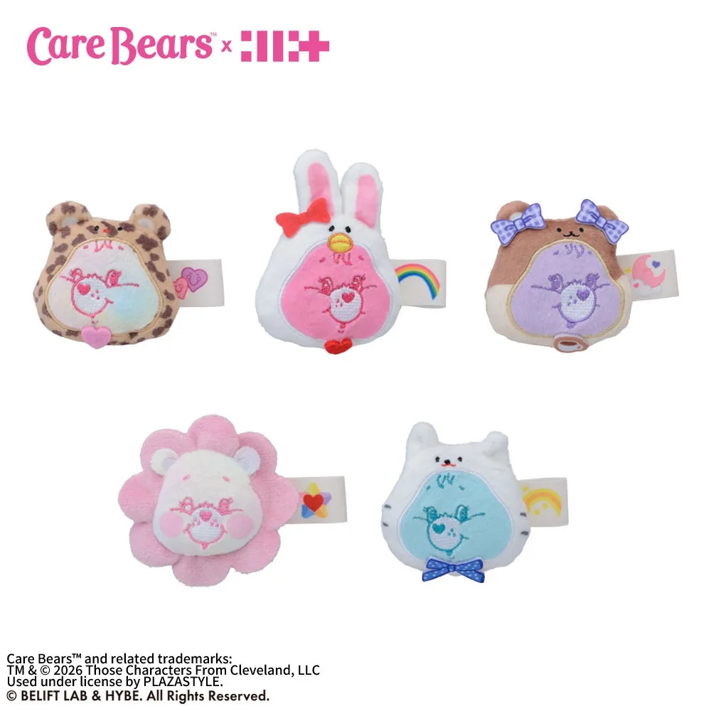 Care Bears™ × ILLIT マスコットヘアクリップ