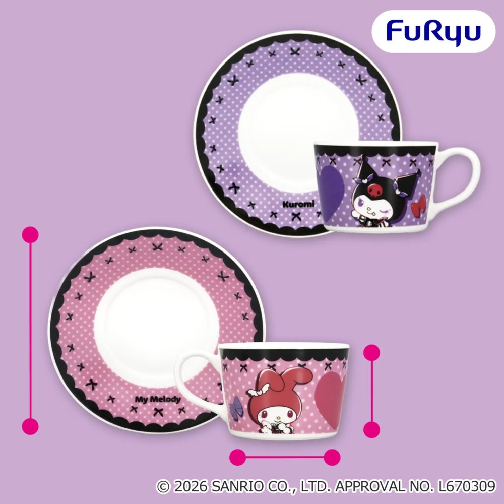 マイメロディ・クロミ クロミの♡バースデーパーティー♡カップ&ソーサー
