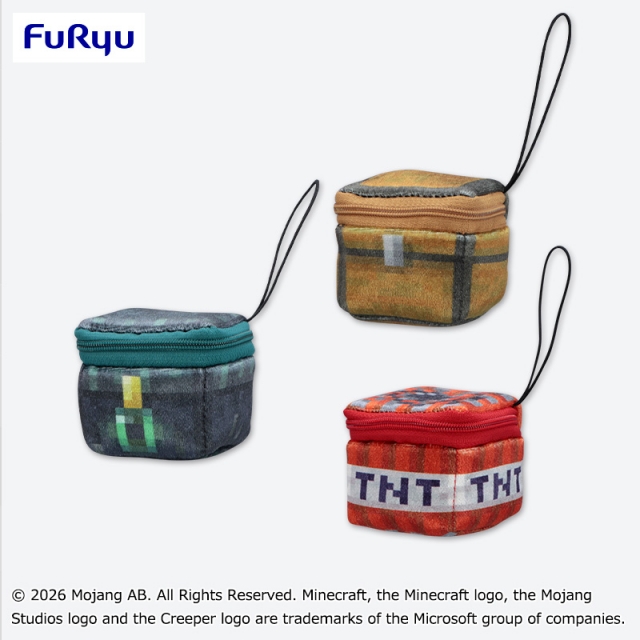 マインクラフト ブロックポーチマスコット