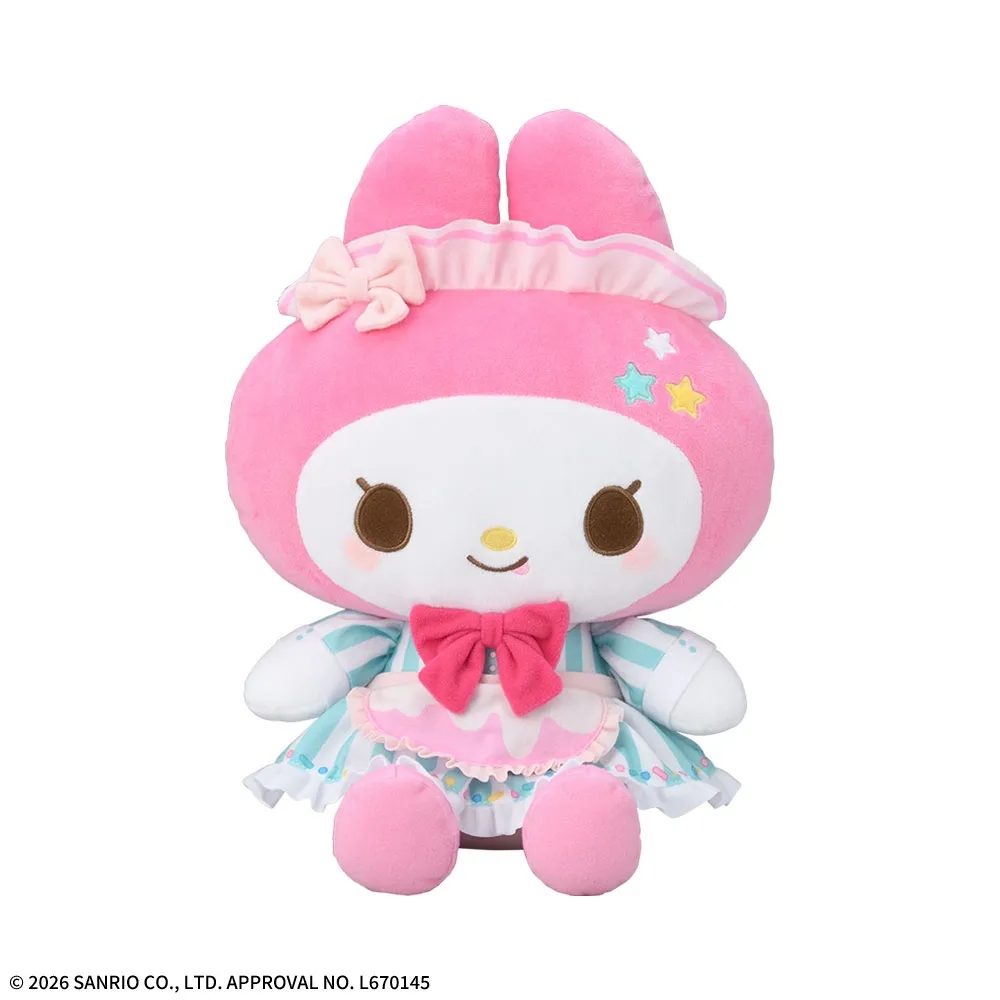 ゆるかわ サンリオキャラクターズ Lぬいぐるみ“マイメロディ” Pop'n Ice Stand