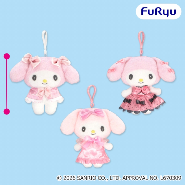 マイメロディ SANRIO FES 2026 カラフルリンクコーデ くりっぴぃ ぬいぐるみ