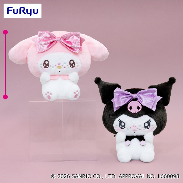 マイメロディ・クロミ きゅるるんそばかすBIGぬいぐるみ