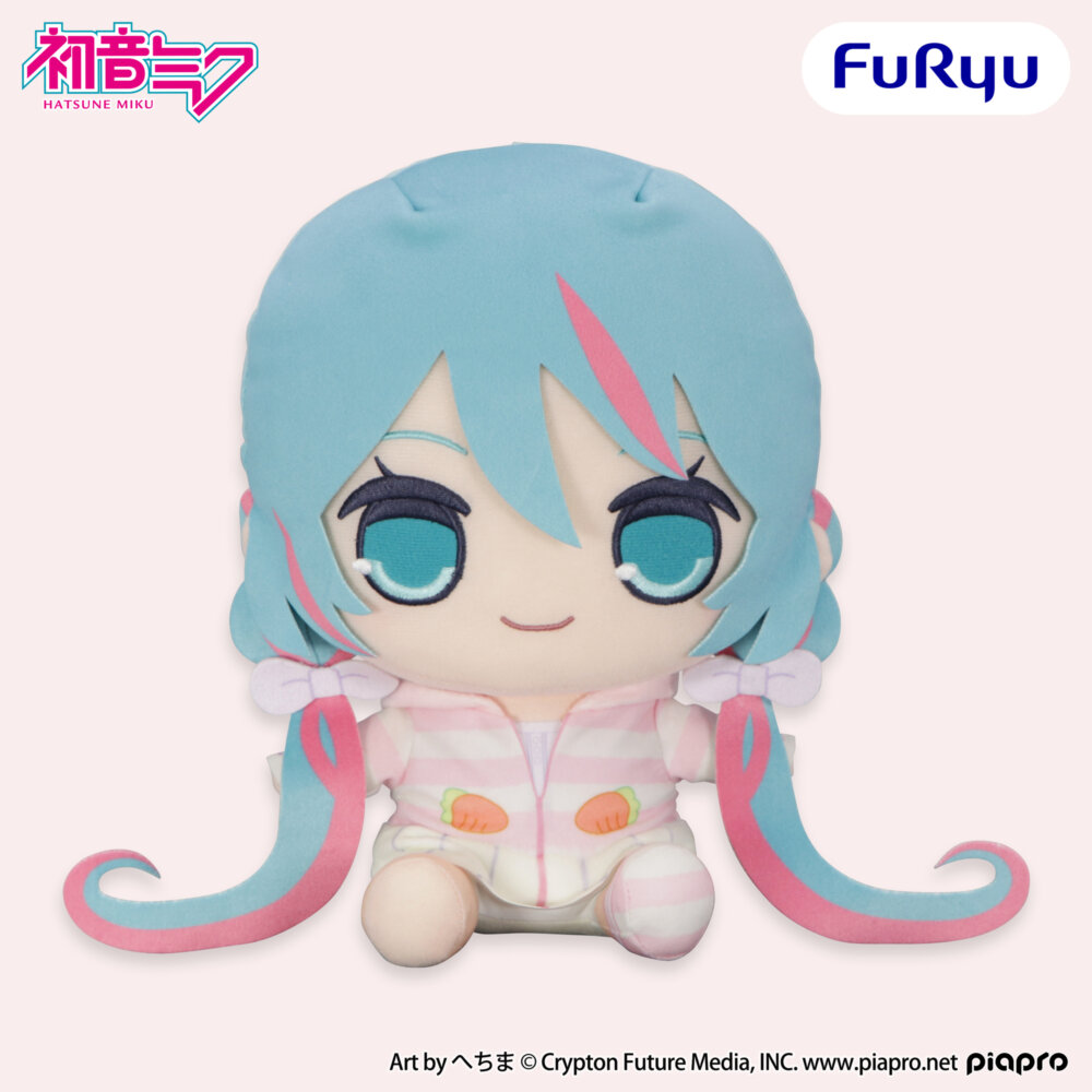 初音ミク きゅるまるぬいぐるみBIG ～うさ耳パジャマミク～