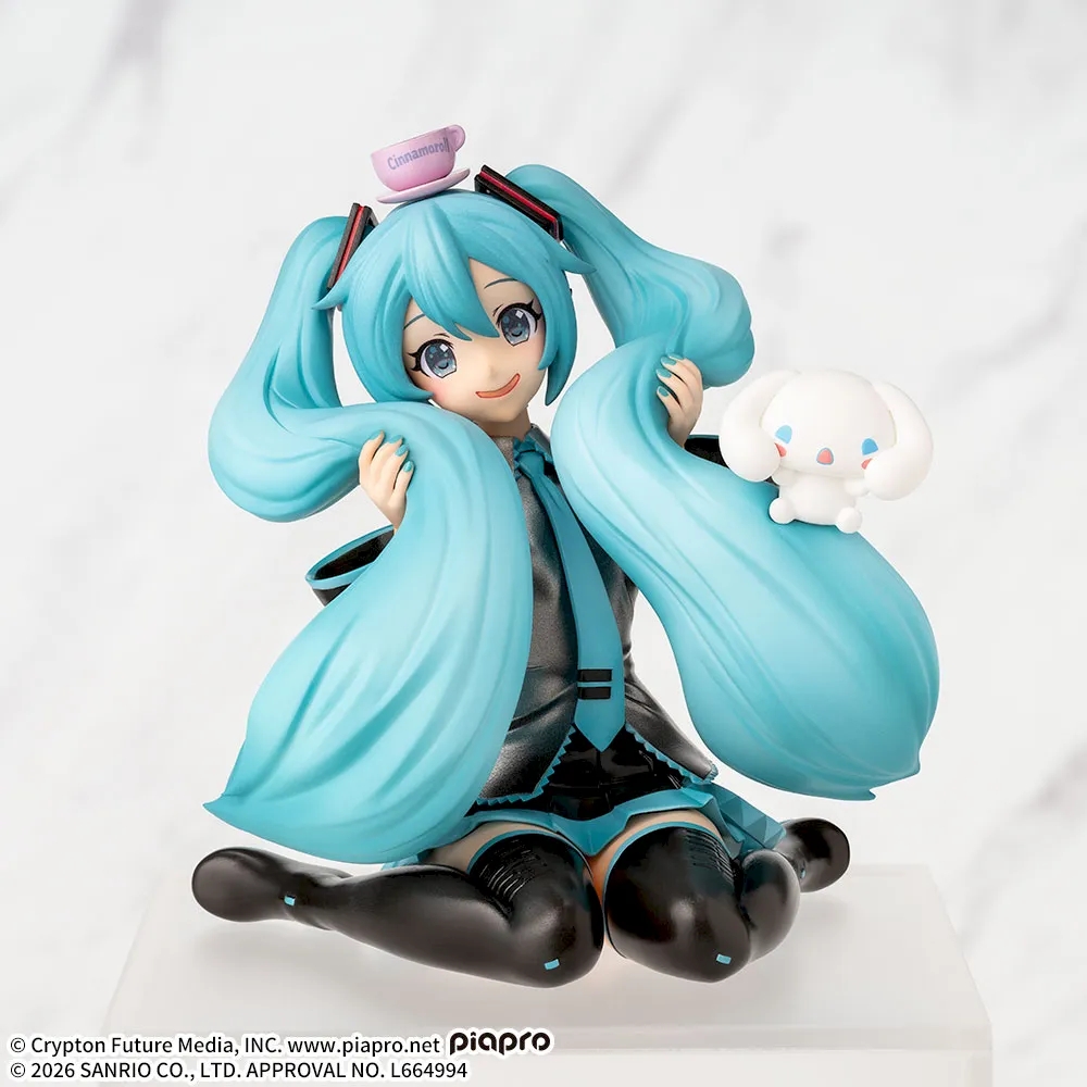 初音ミク×シナモロール ちょこのせ プレミアムフィギュア‐初音ミク×シナモロール‐もふっとVer.
