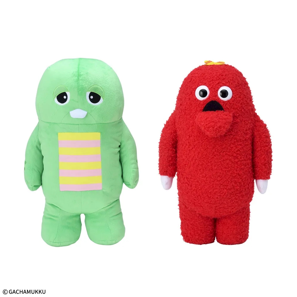 ガチャピン・ムック 「みんなともだちの日」 スーパーラージぬいぐるみ