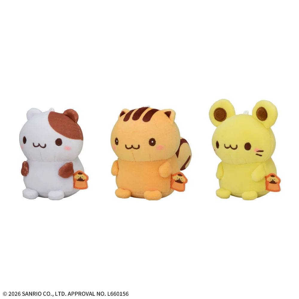 ゆるかわ サンリオキャラクターズ ぽちゃちま マスコット“チームプリン”