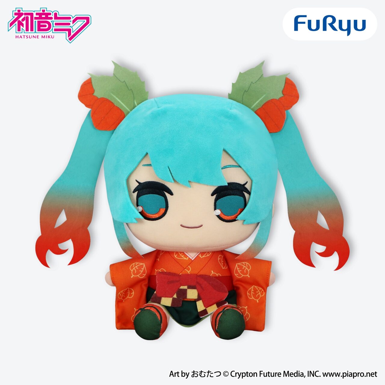 初音ミク きゅるまるBIGぬいぐるみーほおずきver.ー