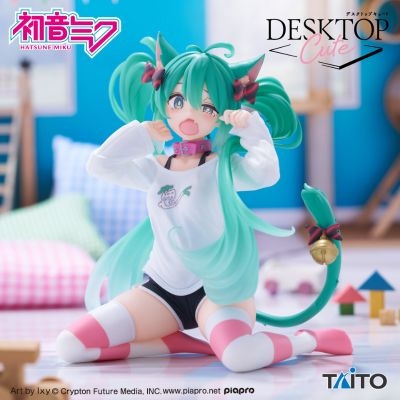 初音ミク Desktop Cute フィギュア～猫耳Tシャツver.～