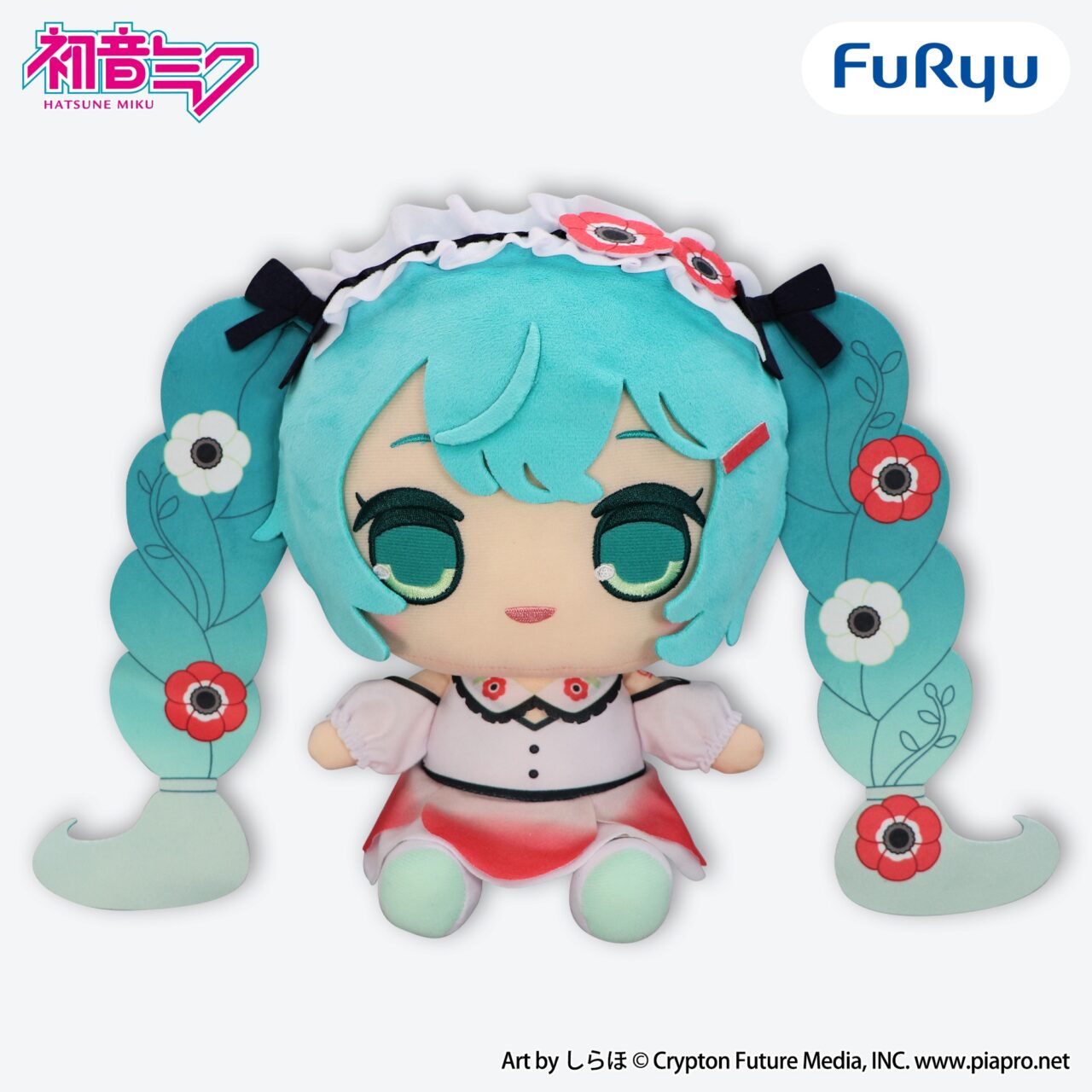 初音ミク きゅるまるBIGぬいぐるみーアネモネver.ー