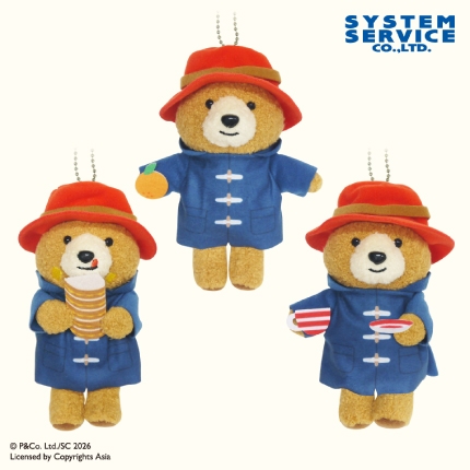 パディントン™ ボールチェーン付きぬいぐるみ Vol.1