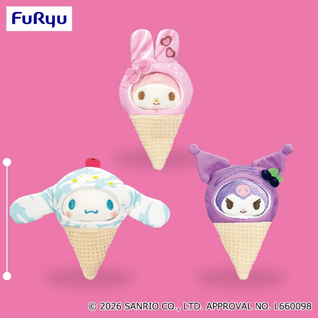 サンリオキャラクターズ アイスパーラー着ぐるみぬいぐるみ