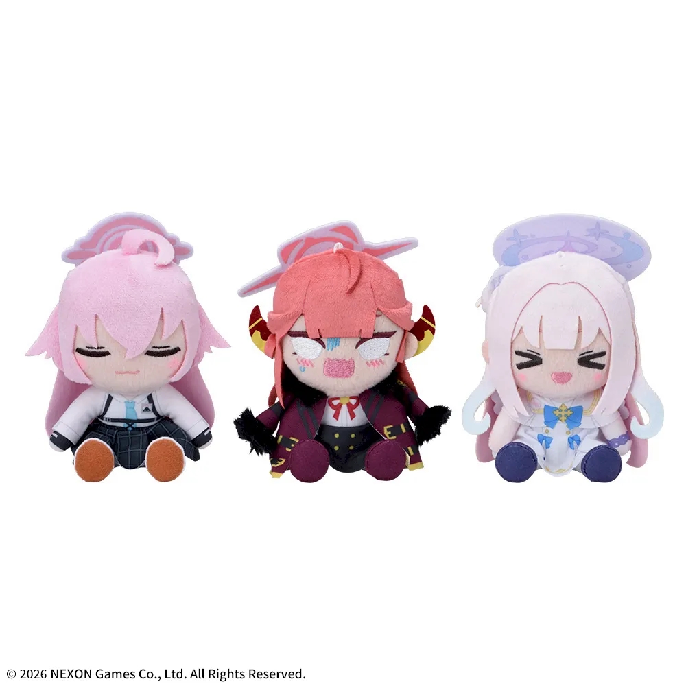 ブルーアーカイブ ミニぬいぐるみ セガUFOキャッチャーオンライン限定 表情いろいろVer.