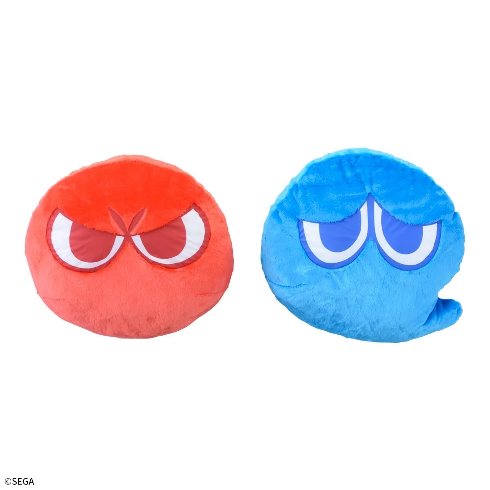 ぷよぷよ キングサイズぬいぐるみ“あかぷよ＆あおぷよ”