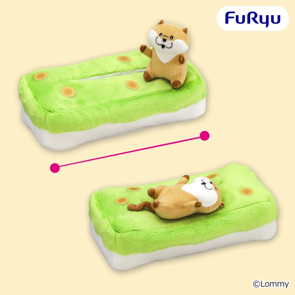 可愛い嘘のカワウソ ティッシュボックスカバー