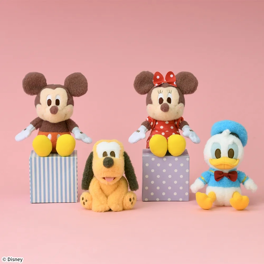 ミッキー&フレンズ 赤いほっぺ ぬいぐるみ