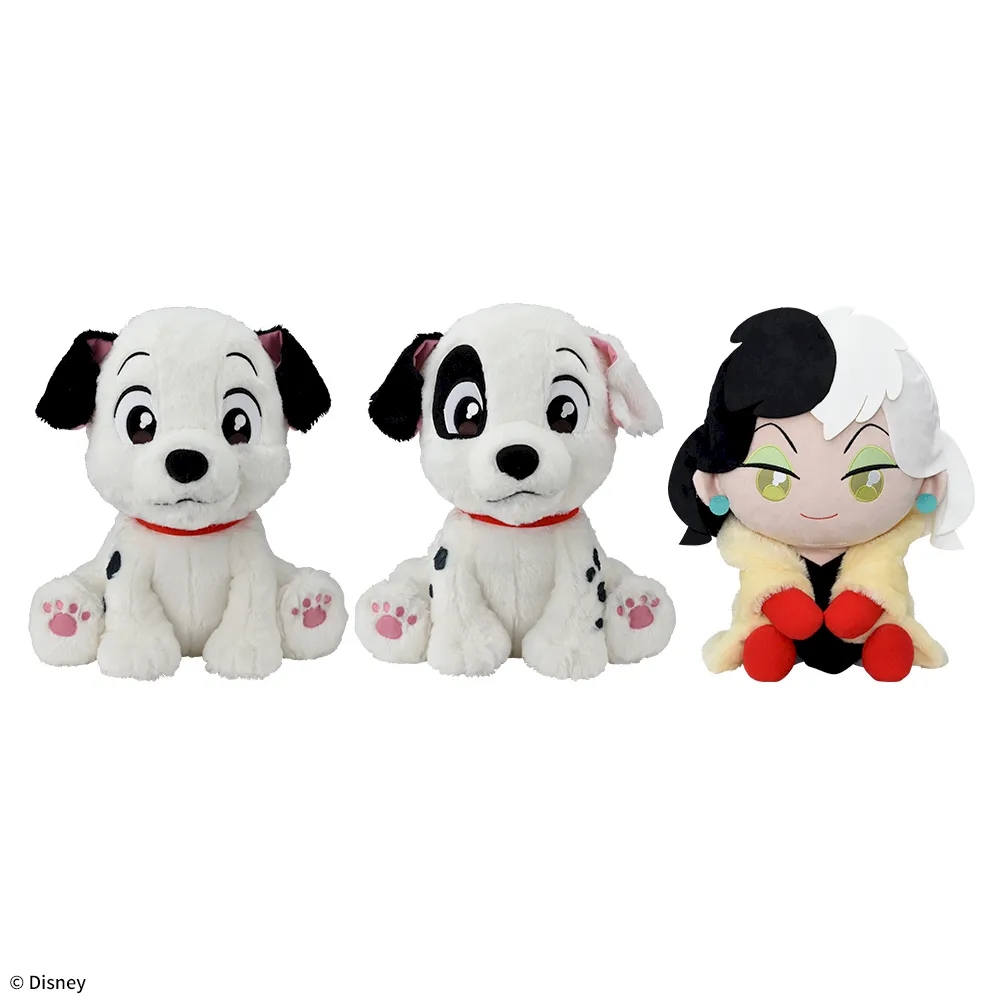 ラッキー&パッチ&クルエラ うるりぃみぃ ぬいぐるみ