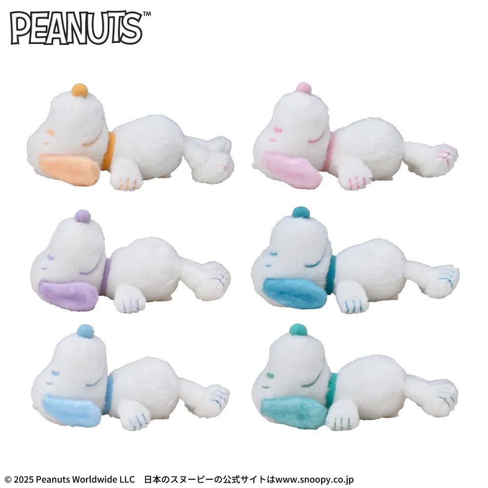 SNOOPY™ マスコット あおむけポーズ カラフル