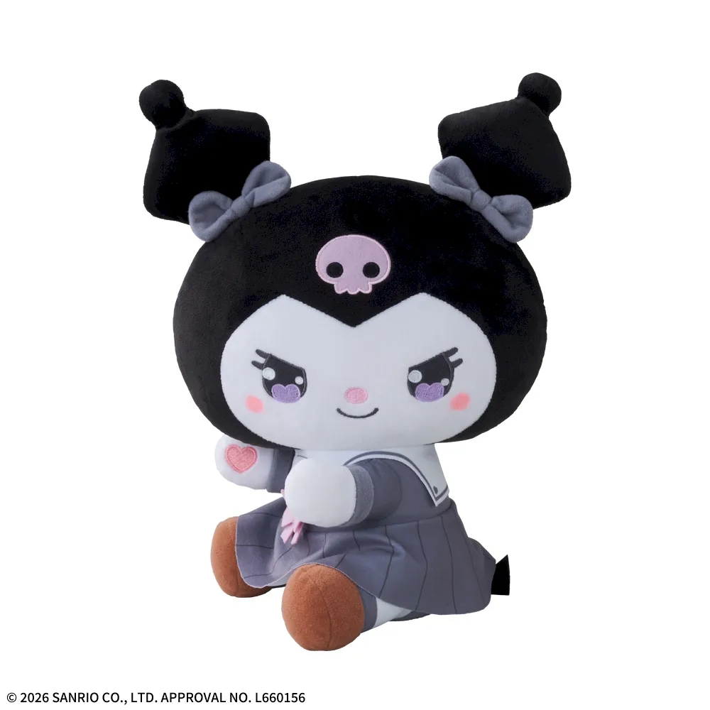 ゆるかわ サンリオキャラクターズ Lぬいぐるみ“クロミ” YK学園高等部