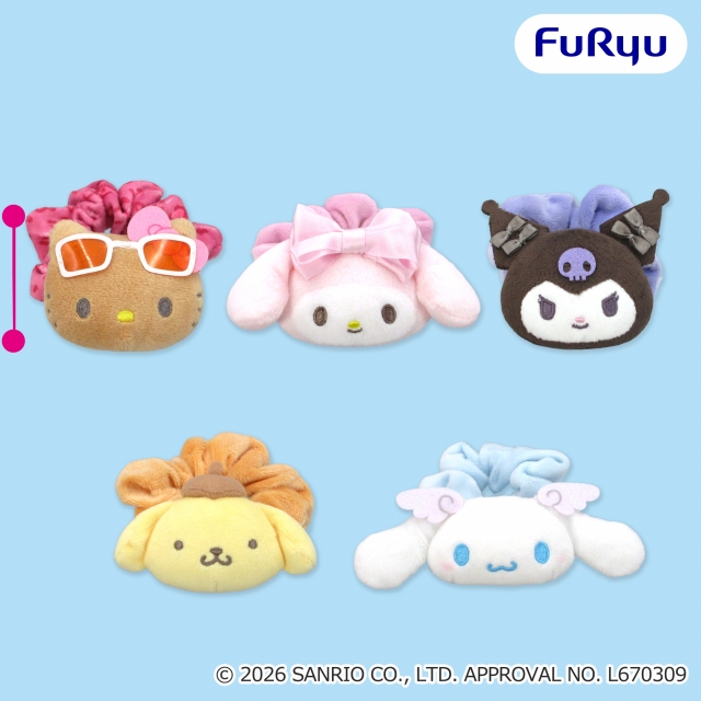 サンリオキャラクターズ SANRIO FES 2026 カラフルリンクコーデ ぴょこきゅんシュシュ