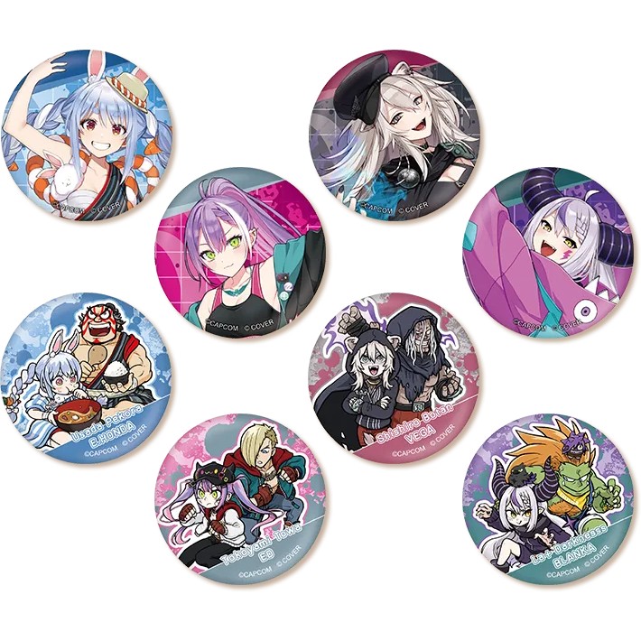 ストリートファイター6×ホロライブ第1弾 トレーディング缶バッジ