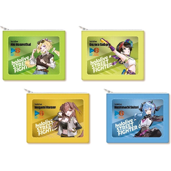 ストリートファイター6×ホロライブ第2弾 ウィンドウフラットポーチ