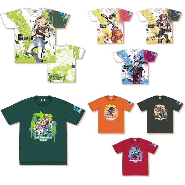 ストリートファイター6×ホロライブ第2弾 Tシャツ