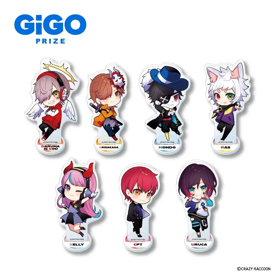 Crazy Raccoon デフォルメアクリルスタンド