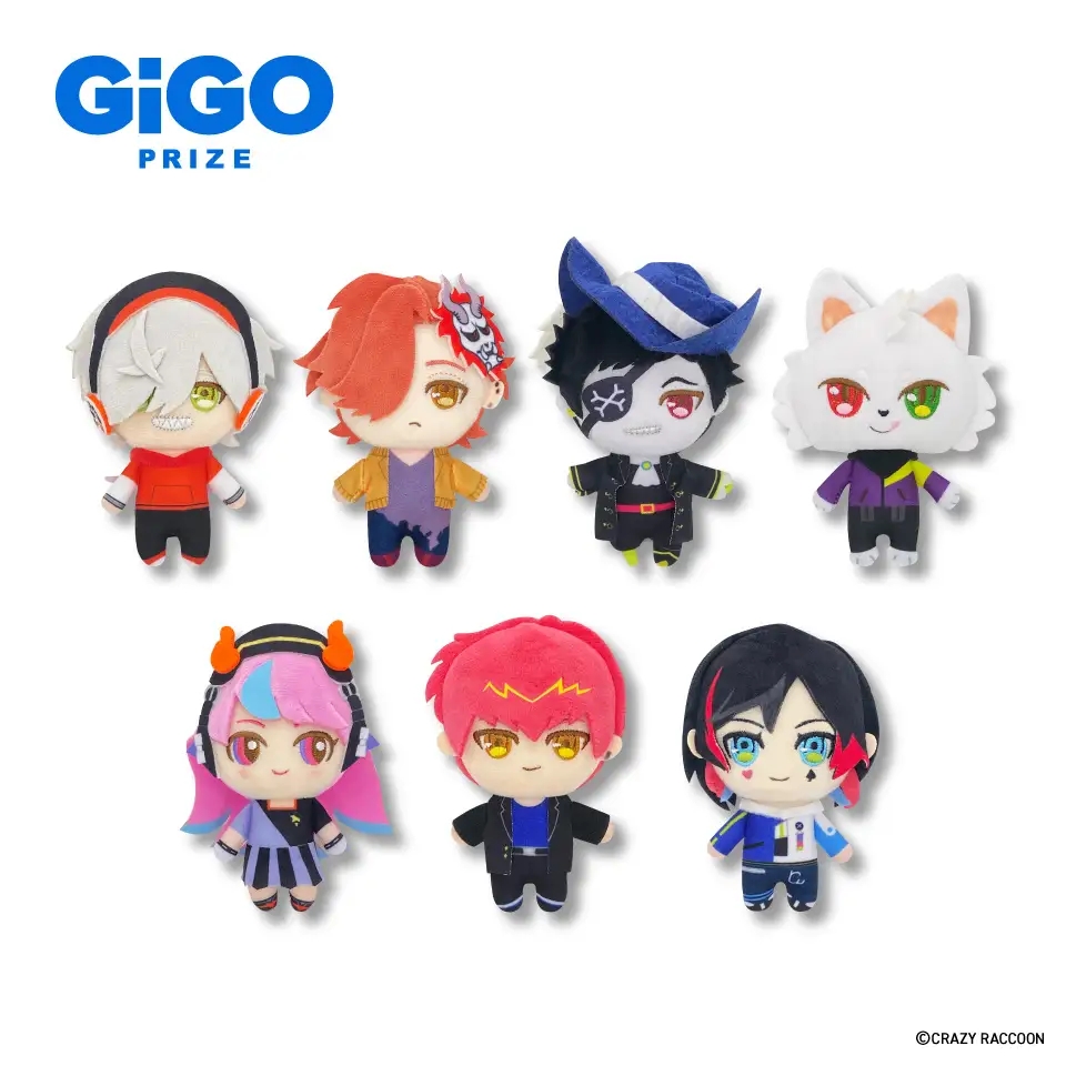 Crazy Raccoon マスコットぬいぐるみ