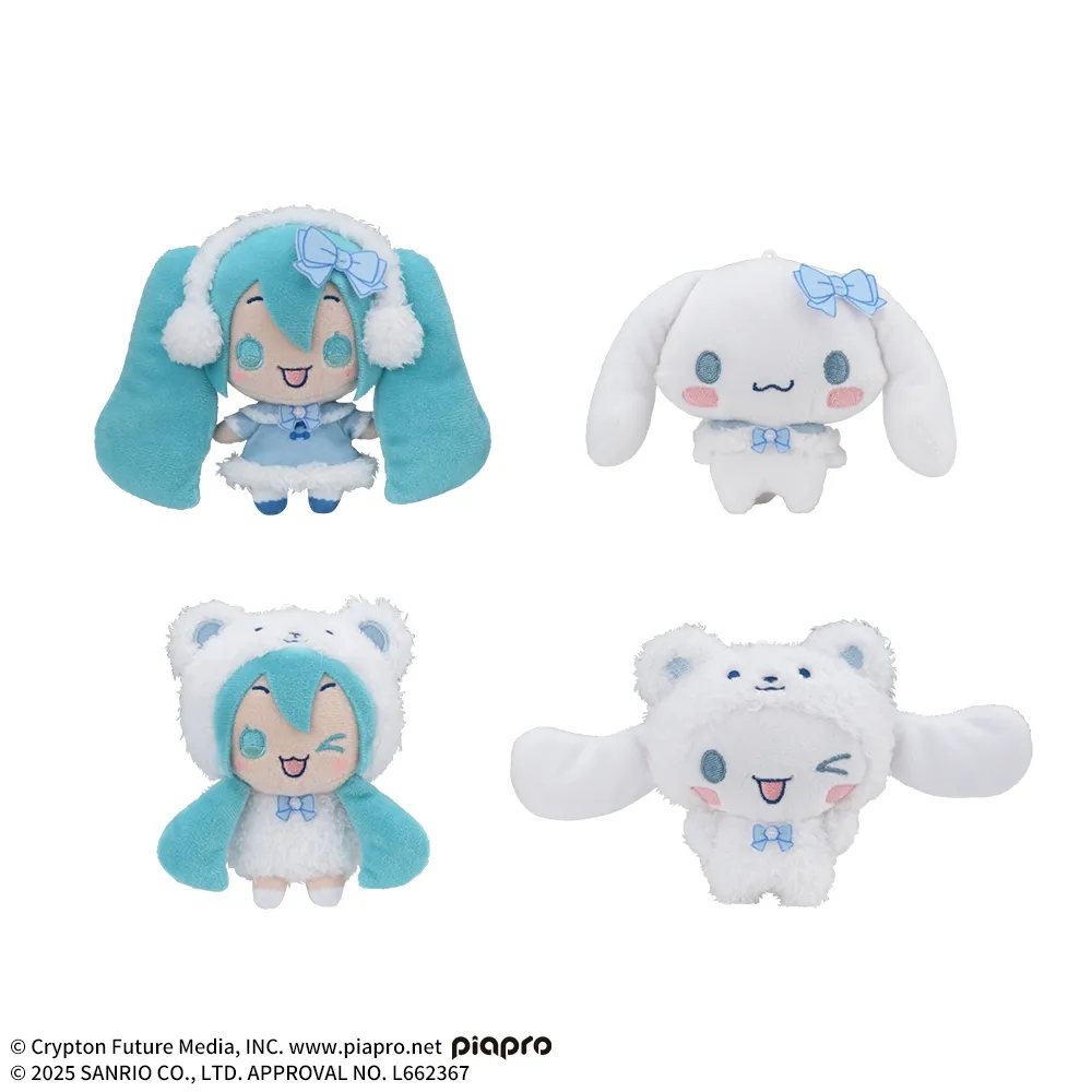 初音ミク×シナモロール マスコット WINTER Ver.